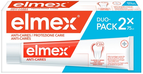 ELMEX PROTEZIONE CARIE 2 X 75 ML - farmanauta.it