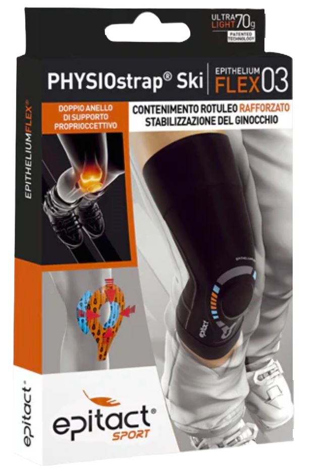 GINOCCHIERA EPITACT SPORT PHYSIOSTRAP SKI XS - farmanauta.it