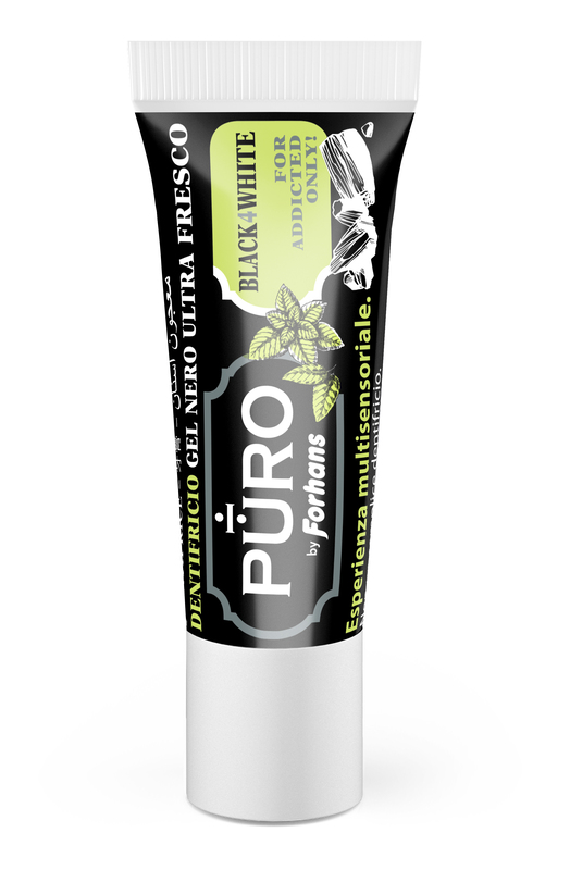 FORHANS BLACK4WHITE DENTIFRICIO 12 ML - farmanauta.it