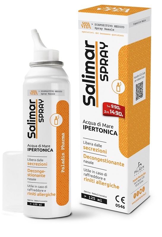 SANAVITA SALIMAR SOLUZIONE IPERTONICA 125 ML - farmanauta.it