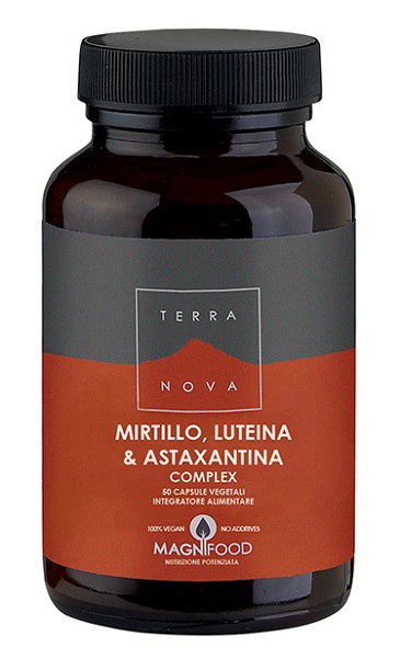 TERRANOVA MIRTILLO LUTEINA ASTAXANTINA SINERGIA PER GLI OCCHI 50 CAPSULE - farmanauta.it