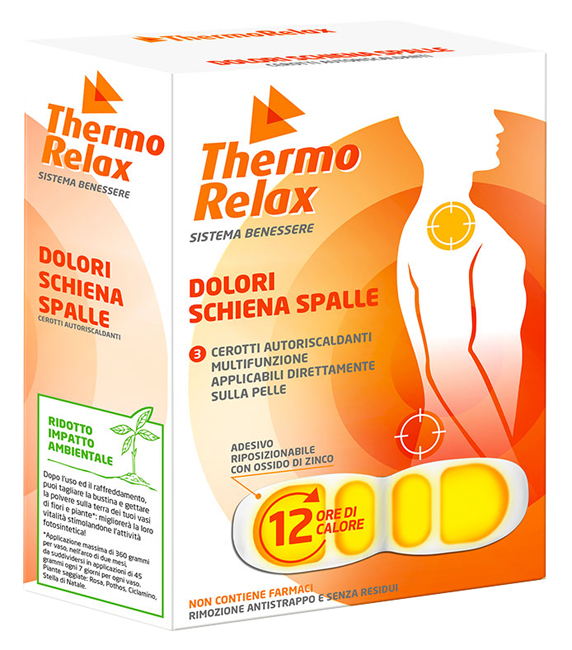 THERMORELAX CEROTTO MULTIFUNZIONE IN ASTUCCIO 3 PEZZI - farmanauta.it