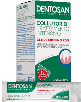 DENTOSAN COLLUTORIO MONODOSE INTENSIVO 0,20% 15 BUSTINE DA 10 ML - farmanauta.it
