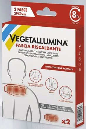 VEGETALLUMINA FASCIA RISCALDANTE 2 PEZZI - farmanauta.it