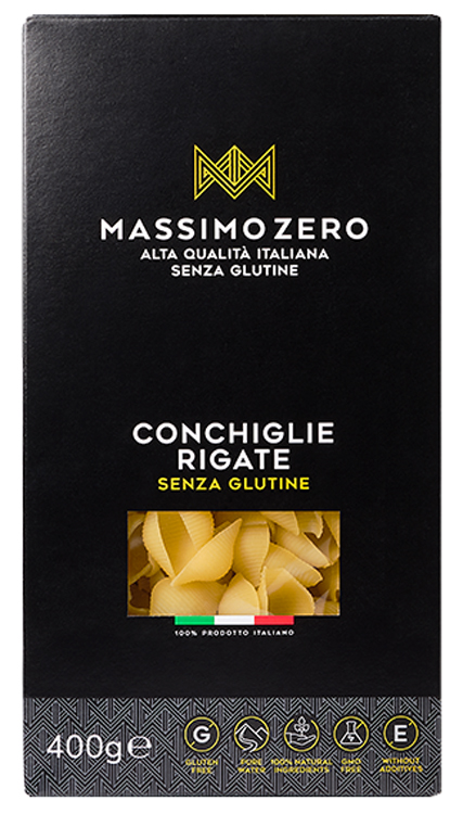 MASSIMO ZERO CONCHIGLIE RIGATE 400 G - farmanauta.it