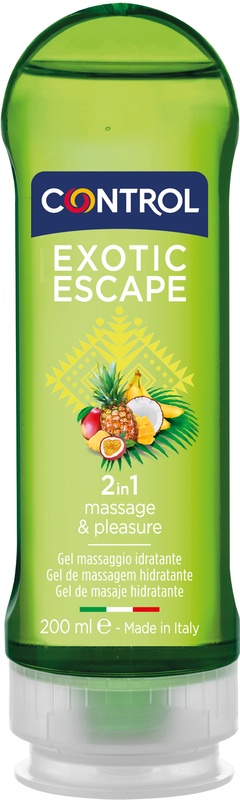 CONTROL GEL PER MASSAGGI EXOTIC ESCAPE 200 ML - farmanauta.it