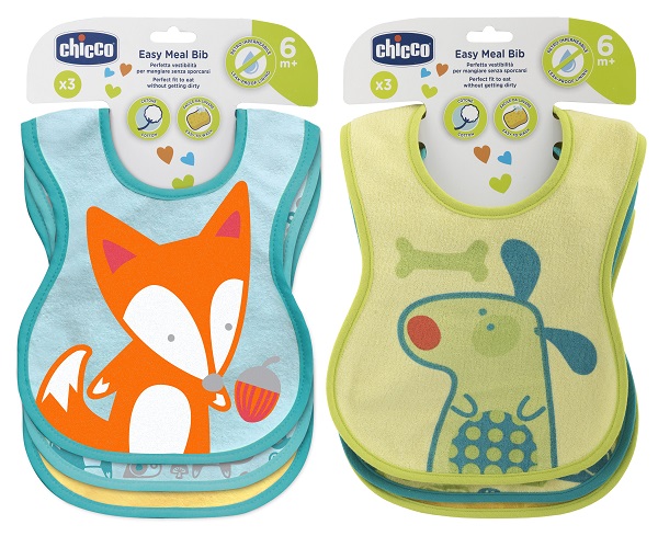 CHICCO BAVAGLINE PAPPA 6M+ 3PZ NEUTRE - farmanauta.it