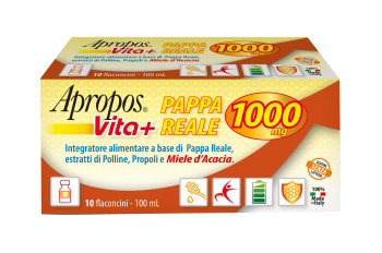APROPOS VITA+ PAPPA REALE 1000MG 10 FLACONCINI DA 10 ML - farmanauta.it