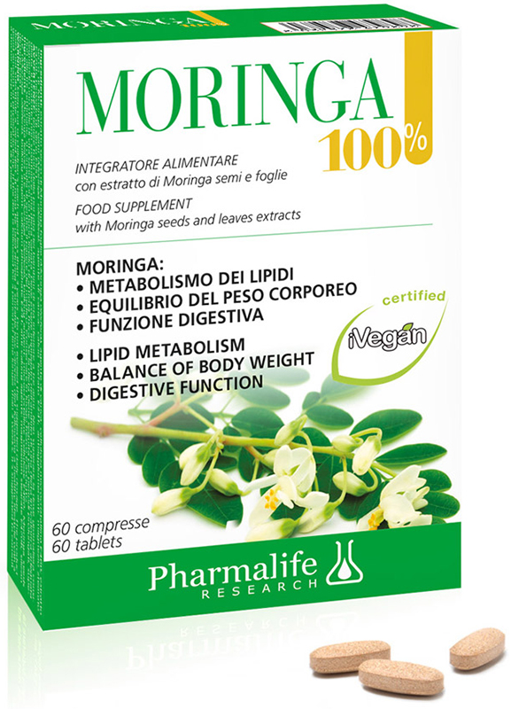 MORINGA 100% 60 COMPRESSE - farmanauta.it