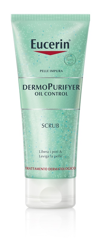 EUCERIN DERMOPURIFYER OIL CONTROL SCRUB 100 ML - farmanauta.it