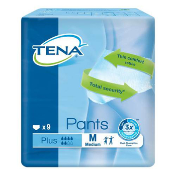 PANNOLONE PULL-UP TENA PANTS PLUS TAGLIA MEDIUM 9 PEZZI - farmanauta.it