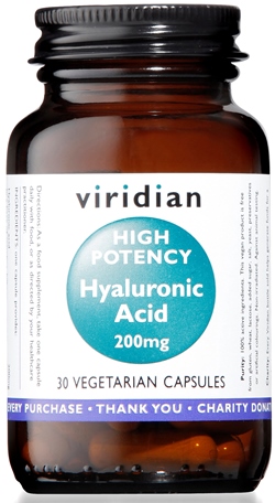VIRIDIAN HYALURONIC ACID HIGH POTENCY 30 CAPSULE VIRIDIAN ACIDO IALURONICO ALTA CONCENTRAZIONE - farmanauta.it
