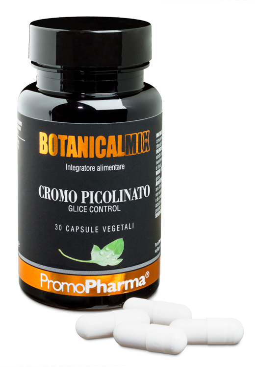 CROMO PICOLINATO GLICE CONTROL BOTANICAL MIX 30 CAPSULE - farmanauta.it