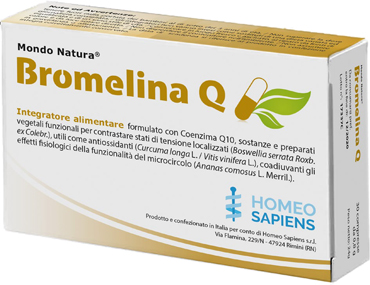 BROMELINA Q MONDO NATURA 30 COMPRESSE - farmanauta.it