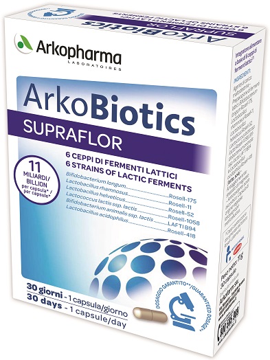 ARKOBIOTICS SUPRAFLOR 30 CAPSULE - farmanauta.it