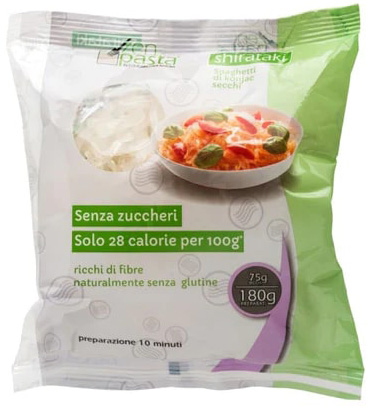 ZENPASTA SHIRATAKI ESSICATO TAGLIATELLE MONODOSE 75 G - farmanauta.it