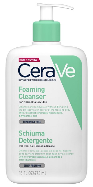 CERAVE SCHIUMA DETERGENTE VISO 473 ML - farmanauta.it