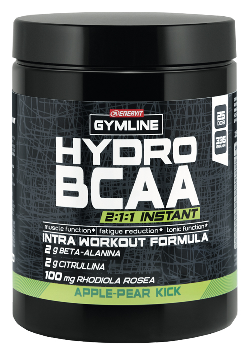 GYMLINE MUSCLE HYDRO BCAA INSTANT APPLE & PEAR POLVERE 335 G - farmanauta.it