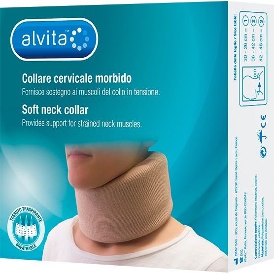 COLLARE CERVICALE ALVITA MORBIDO 3 - farmanauta.it