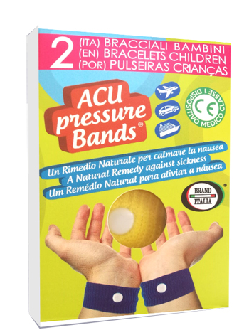 BRACCIALE ACU PRESSURE BAND BAMBINI 2 PEZZI - farmanauta.it