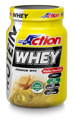 PROACTION WHEY WAFER NOCCIOLA 900 G - farmanauta.it