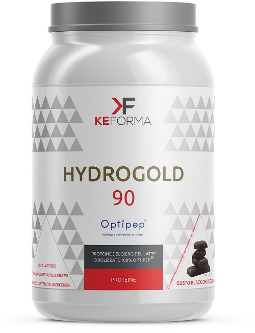 HYDROGOLD 90 BLACK CHOCOLATE VASO 900 G - farmanauta.it