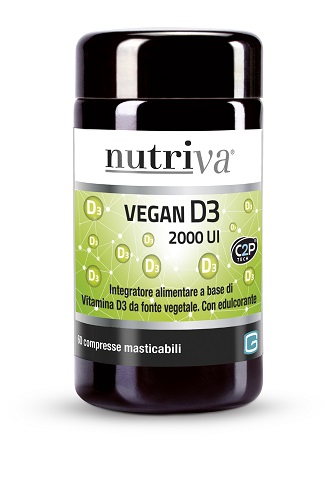 NUTRIVA VEGAN D3 60 COMPRESSE 2000 UI - farmanauta.it