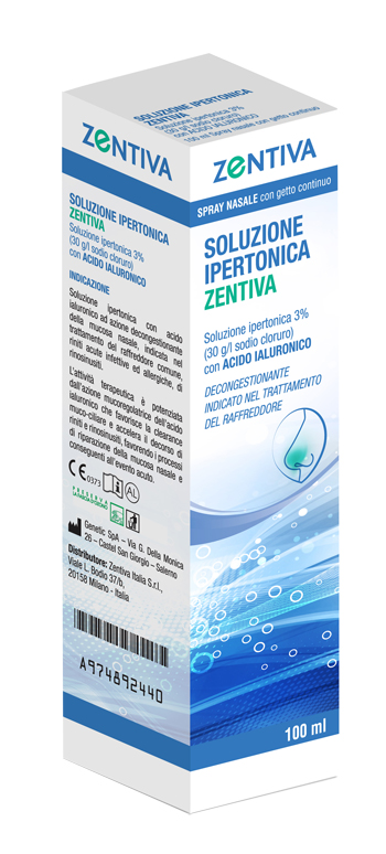 SOLUZIONE IPERTONICA ZENTIVA SPRAY NASALE 100 ML - farmanauta.it
