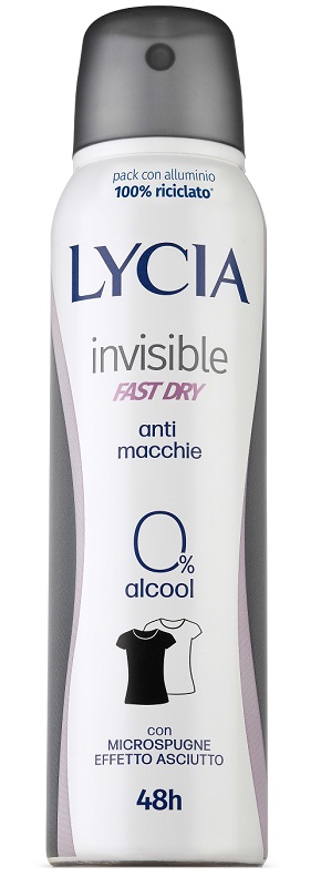 LYCIA SPRAY INVISIBLE FAST DRY 150 ML - farmanauta.it