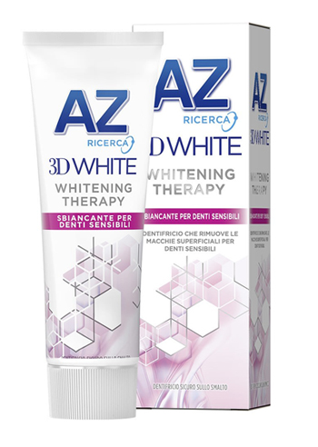 DENTIFRICIO AZ 3D WHITE THERAPY DENTI SENSIBILI 75 ML - farmanauta.it