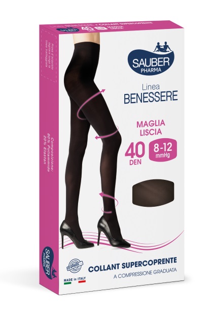 COLLANT SUPERCOPRENTE SAUBER 8-12MMHG NERO 5 - farmanauta.it