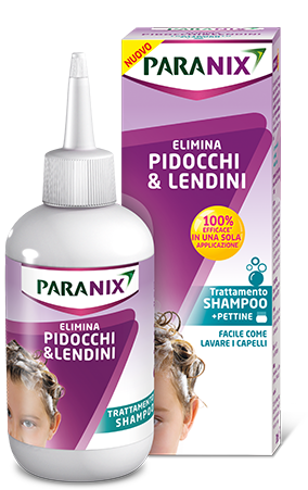 SHAMPOO PARANIX TRATTAMENTO NUOVA FORMULA 200 ML + PETTINE - farmanauta.it