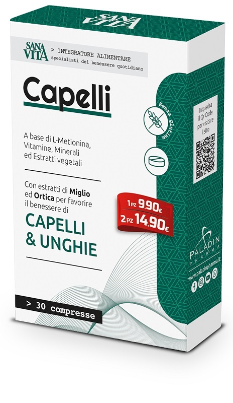 SANAVITA CAPELLI 30 COMPRESSE - farmanauta.it