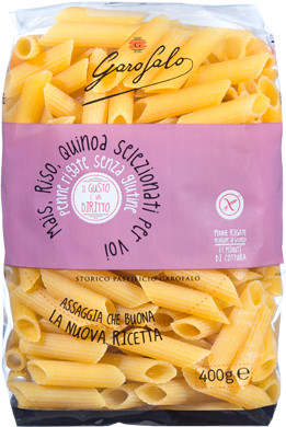 GAROFALO PENNE RIGATE SENZA GLUTINE 400 G - farmanauta.it