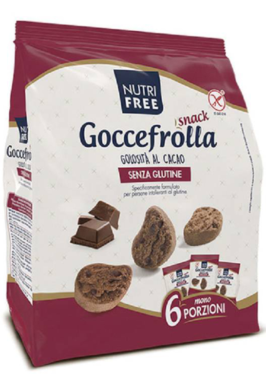 NUTRIFREE GOCCIOLOTTI CIOCCOLATO SNACK 40 G X 6 - farmanauta.it
