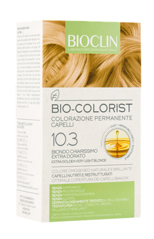 BIOCLIN BIO COLORIST 10,3 BIONDO CHIARISSIMO EXTRA DORATO - farmanauta.it