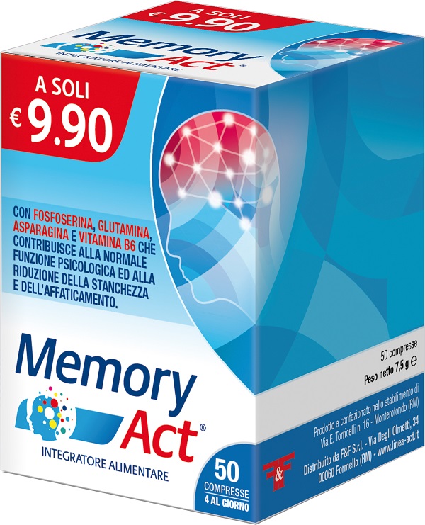 MEMORY ACT 50 COMPRESSE - farmanauta.it