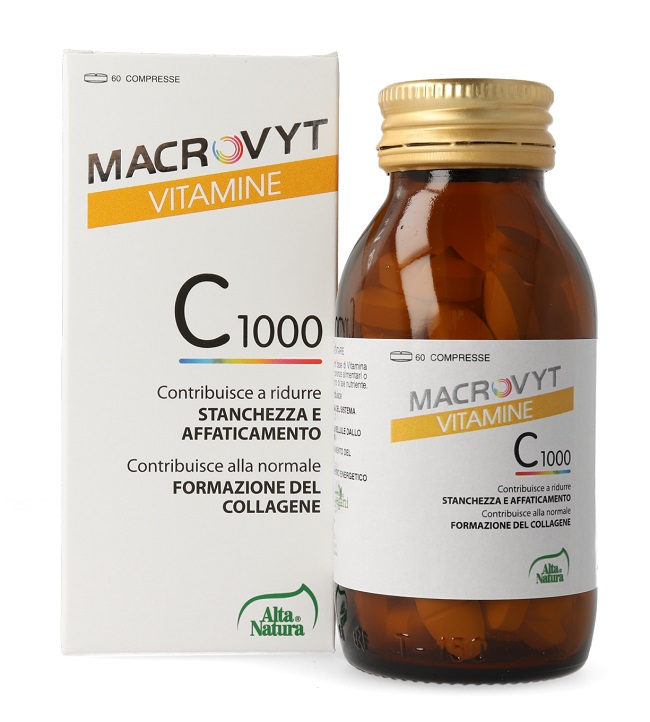MACROVYT VITAMINA C 1000 FAST & SLOW 30 COMPRESSE - farmanauta.it