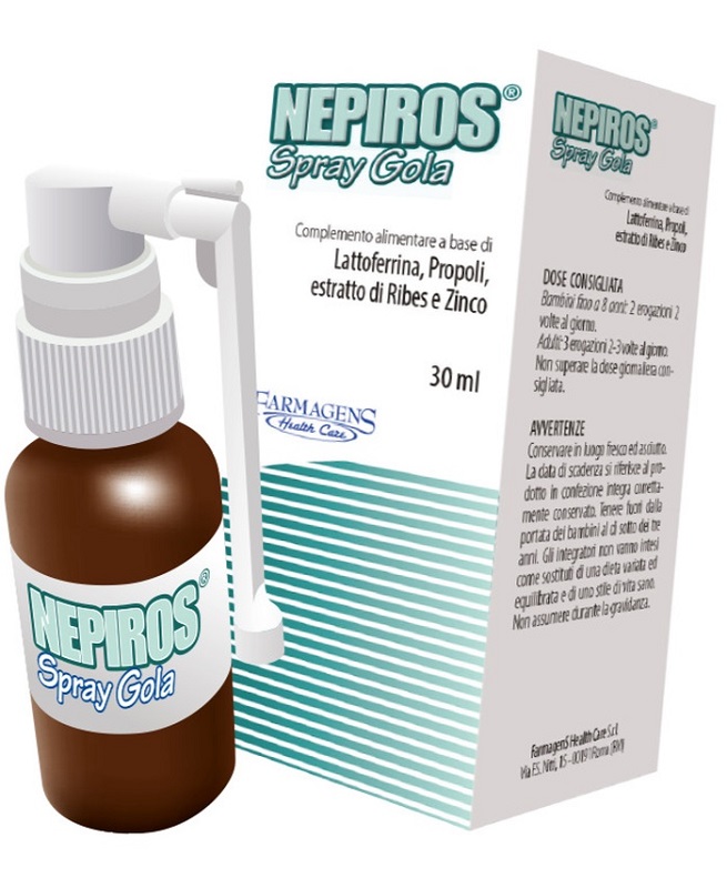 NEPIROS SPRAY GOLA 30 ML NUOVA FORMULA - farmanauta.it
