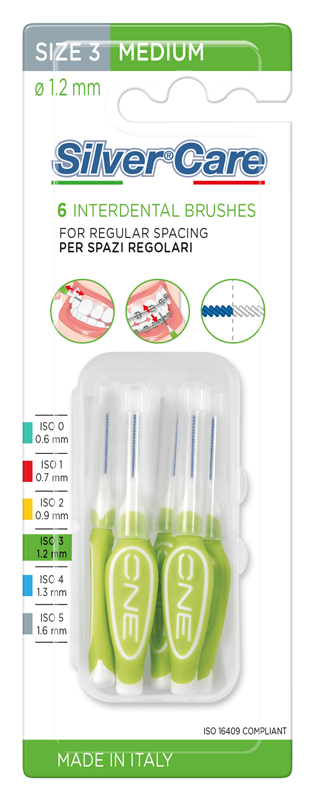 SILVERCARE SCOVOLINO INTERDENTALE MEDIO - farmanauta.it