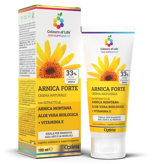 COLOURS OF LIFE SKIN SUPPLEMENT ARNICA FORTE 33% CREMA 100 ML - farmanauta.it