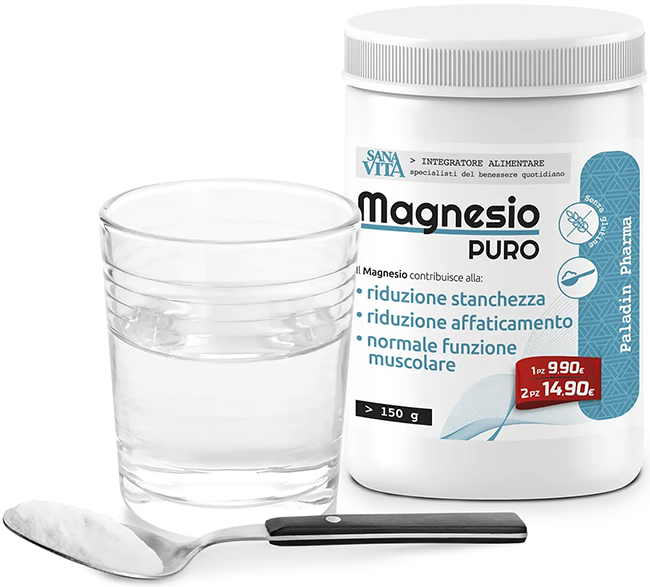 SANAVITA MAGNESIO PURO 150 G - farmanauta.it