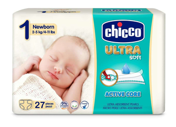 CHICCO PANNOLINO ULTRA CHICCHO NEWBORN 27 X 10 - farmanauta.it