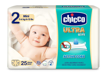 CHICCO PANNOLINO ULTRA CHICCHO MINI 25 X 10 - farmanauta.it