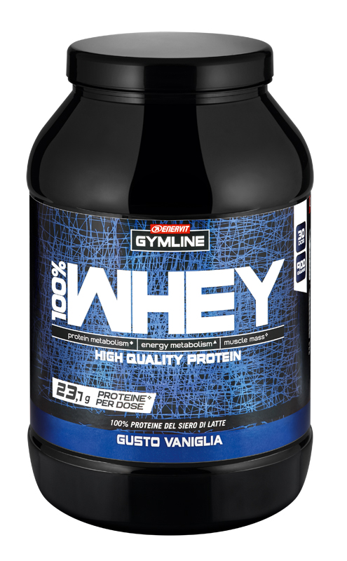 GYMLINE 100% WHEY CONCENTRATE VANIGLIA 900 G - farmanauta.it