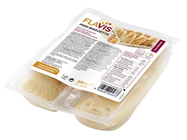 MEVALIA FLAVIS MINI BAGUETTE 200 G - farmanauta.it