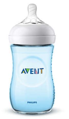 AVENT BIBERON NATURAL PP 260ML AZZURRO SINGLE PACK - farmanauta.it