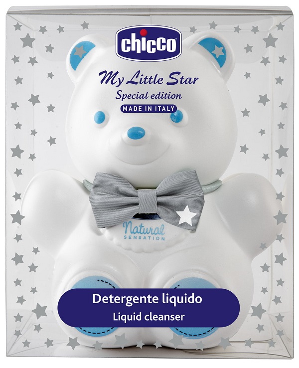 CHICCO COSMETICI NATURAL SENSATION DETERGENTE ORSO STARS - farmanauta.it