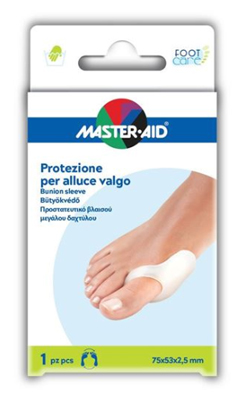 PROTEZIONE IN GEL MASTER-AID FOOTCARE PER ALLUCE VALGO 1 PEZZO D6 - farmanauta.it