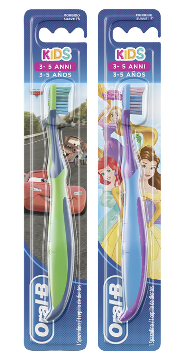 ORALB KIDS SPAZZOLINO MANUALE CARS&PRINCESS 3-5 ANNI - farmanauta.it